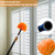 4 Pack Screw on Webster Cobweb Duster Head for Pole,Spider Web Remover Brush, Cobweb Duster Head Attachment,Fits Standard 3/4 inch Threaded Poles(4, Orange)