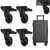 ziyue 5 Pack Luggage Wheels Replacement Suitcase Caster Wheel Repair