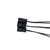 Ignition Coil Connector Pigtail 2-Pin, OE 90980-11246/7283-8226-30, Compatible with Lexus IS300 01-05, GS300 98-05, SC300 98-00; Toyota 4Runner/Tacoma/Tundra/T100 3.4L V6 (3-Pack)