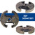 Sprocket Clutch .375 7T for Husqvarna 455, 455 Rancher, 460, 460 Rancher Chainsaw with Oil Pump Kit Oil Pressure Line Worm Gear 537291702, 537110503