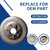 Sprocket Clutch .375 7T for Husqvarna 455, 455 Rancher, 460, 460 Rancher Chainsaw with Oil Pump Kit Oil Pressure Line Worm Gear 537291702, 537110503