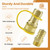 ZDRU 1/2 Inch Natural Gas Quick Connect Fittings with Male Insert Plug
