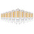 BUBO G9 LED Bulb 2700K Soft White 430 Lumens, 3W Equivalent 40W T4 G9 Halogen Replacement, 360°Beam Angle 120V Non-Dimmable No-Flicker G9 Light Bulbs for Crystal Chandelier Lighting, 10 Pack