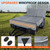 SKYJDM 6 x 10 All-Weather Protection Utility Trailer Cover, Light Gray