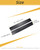 Flecto B Pillar Door Molding Trim Compatible with 2008-2020 Dodge Grand Caravan & 2008-2016 Chrysler Town & Country, Replaces 926-445 926-446 5020664AA 5020665AA (2PCS)