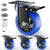 3 Inch Caster Wheels Set of 4 Heavy Duty with Brake