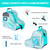 Roller Skate Bag Inline Skates Bag Stylish Plain Holographic Fashion Model Spacious Big Capacity Ice Skate Bag Breathable Mesh Waterproof & Durable Figure Skating Bag For Women And Youth (Silver) Roller Skate Bag Inline Skates Bag Stylish Plain Holographic Fashion Model Spacious Big Capacity Ice Skate Bag Breathable Mesh Waterproof & Durable Figure Skating Bag For Women And Youth (Silver)