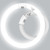 FC8T9 22W and FC12T9 32W Circular Light Bulbs Set, 6500K,G10q Prong,2 Pack