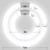 FC8T9 22W and FC12T9 32W Circular Light Bulbs Set, 6500K,G10q Prong,2 Pack