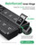 PULIV Weekly Pill Organizer 2 Times a Day with Magnetic Foldable Design