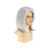Sallcks Mens Wig White Long Straight Synthetic Heat Resistant Costume Cosplay Hair Wig