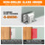 Mdkave Glass Door Hinges,Soft Close,304 Steel for 5-8mm Thick Glass Door