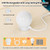 Rechargeable LED Light Bulbs with Remote, Dimmable Magnetic E12 Battery Operated Light Bulb, 12 RGB Colors, 480LM 40W Equivalent, 3 Timer, for Sconces, Lamps Without Power, Camping, Emergency 2 PACK