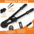 TooTaci Wire Rope Crimping Tool Kit, 14 In Swaging Tool & Wire Rope Cutter