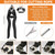 TooTaci Wire Rope Crimping Tool Kit, 14 In Swaging Tool & Wire Rope Cutter