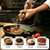 Wooden Salt and Pepper Shakers, Wood Salt and Pepper Grinder Set