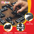 Playbees Jumbo Double Six Dominoes Set - 28 Black Classic Tiles in Faux Leather Case - Fun Educational Toy for Kids, Boys, Girls, Classroom Kit, Classic Game Night Party Favors Set, Travel-Friendly Playbees Jumbo Double Six Dominoes Set - 28 Black Classic Tiles in Faux Leather Case - Fun Educational Toy for Kids, Boys, Girls, Classroom Kit, Classic Game Night Party Favors Set, Travel-Friendly