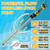 Gpaentsn Stick Water Transfer Pump 950GPH 32FT for Dewalt 20V Bare Tool