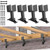FMhotu 4x4 Heavy Duty Roof Riser Brackets, Adjustable Pergola Brackets 4Pcs