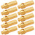 Uenede 10PCS Brass Burner Jet Nozzle, Cast Iron Burner Propane Natural Gas
