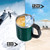VOLCAROCK 16 Oz Coffee Mug with Handle and Lid, BPA Free Coffee Cup, Keep Cold 6 Hours and Keep Warm 5 Hours, Great Tea Mug for Home Offie and Outdoor Use (Deep Green)