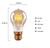 B22 Edison Light Bulb, 60 Watts, A19 Vintage Incandescent Light Bulbs, Dimmable Old Fashioned B22 Incandescent Light Bulbs,600 Lumens, 2300K Warm White, Amber Glass