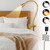 VIHOSE 1 Pcs Clip on Reading Light for Dorm Bed Headboard, Gold
