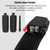 QEES Multitool Sheath for Belt, Tactical Multitool Holster & EDC Pouch, Magnetic Knife Case fits Leatherman Wave Plus Surge Free P4 Super Tool, Heavy Duty Nylon Belt Organizer for Flashlight & Pen