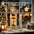 Meigic 6 Pcs Sensor Dawn to Dusk Window Candles, Flickering Battery Candles for Windows, Ultra Bright Fake Candle Lights with Gold Holders, Led Candlesticks for Xmas Home Decor, White Light