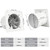Fepinc 14 Inch Exhaust Fan with Plug, 2647CFM Through-the-Wall Ventilation