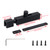 Nicerity 2Pcs Security Door Bolt Latch 3.54inch/90mm, Sliding Door Lock