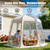 Teabelle Clear Dome Tent, Pop Up Transparent Garden Gazebo