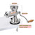 304 Stainless Steel Wheatgrass Juicer, Hand Crank Fruit Press for Wheatgrass and Leafy Green, Manual Juicer for Celery Kale Spinach Parsley Pomegranate Apple Grape