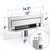 Bernkot Linear Wall Drain 12’’, CUPC Certified