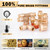 CheeMuii 35Pcs Brass DOT Air Line Fittings with 100FT 3/8" DOT Air Line Kit