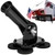 Xiuouix Magnetic RV Flag Pole Holder for 5th Wheel Hitch - Tool-Free Installation, 180° Adjustable Angle, Heavy-Duty & Weatherproof, Compatible with Camper, Trailer Adventures, Truck (1, Black)