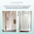 Shower Door Hinge Pin Kit with Pivot Bushing for Framed Swing Shower Door