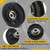 Soulchen 6 Pcs 6/8 Pcs 90mm/3.5" Universal Nylon Bearing Pulley-Wheel Replace for Home Gym Equipment Part Cable Machine, Wearproof Abration Bearing Wheel, Gym Equipment and Garage Door Pulley System