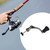 Fishing Rotating Reel Handle, Fishing Reel knob Power Handle, All-Metal Metal arm Grip for Spinning Reel Replacement Grip Parts, Middle Size Type 1000-4000