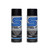 Steel-It Polyurethane Spray Paint, Industrial Coating with Stainless Steel, Weldable, Easy to Apply - Black (2 Pack)