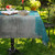 Leyiyi Oil Painting Rectangle Tablecloth Teal Grey Waterproof Tablecloth Modern Geometric Abstract Art Holiday Table Cover for Home Kitchen Dining Room Table Decorations 60x108inch