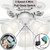 Ceiling Fan Switch 3 Speed 4 Wire, with Fan Capacitor CBB61 4.5uf + 6uf + 5uf 5 Wire 250V, Replacement of Fan Light Accessories,Bronze Chain
