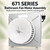 Upgrade 671 671rb 672r for Nutone 672r 671rb B Unit Bathroom Fan Motor - Fit for Nutone 671, 671R, 671RB, 672, 672R, 672RB Unit Replace for Broan Exhaust Fan Motor - 100CFM, 3.5 Sones