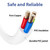Meliya 3Pack USB DC Charger Cable Set: 2.5mm Massager Charger & 6mm Magnetic DC Cable & Single Point Pin Charger Cord for Rechargeable Toys, Electric Toothbrush