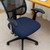 FORCHEER 100% Waterproof Office Chair Seat Cover 20x20 Jacquard Strechable Computer Desk Chair Seat Cushion Slipcover 1 Piece Washable-Navy