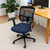 FORCHEER 100% Waterproof Office Chair Seat Cover 20x20 Jacquard Strechable Computer Desk Chair Seat Cushion Slipcover 1 Piece Washable-Navy