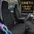 EDIETH 2PCS Custom Fit Front Seat Covers for Ford E150 E250 E350 2009-2026 Cargo Van High Back Bucket Seats Heavy Duty Oxford Fabric Protection with Integrated Headrest Not for RV/Motorhome - Black