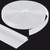 Pushglossy 28 ft Vinyl Sliding Screen Door Bug Seal Strip, White