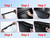 HzCHSyanna Mailbox Mounting Bracket, Mailbox Fence Mount Plate, Suitable for Mailbox Brackets on Iron railings and Garden Fences, Black, 1 Set