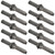 10 Pcs Rock Splitting Wedges 5/8" Wedge and Feathers Shims Set